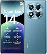 Xiaomi Redmi Note 14 Pro 4G LTE (for Tmobile Mint Tello & Global) (256GB + 8GB) 6.67" 120Hz 200MP AI Camera Model 24116RACCG Unlocked Dual Sim (Ocean Blue)