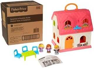 Little People Toddler Toy Surprise & Sounds Home Musical Playhouse with Figures & Accessories for Pretend Play Kids Ages 1+ Years