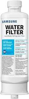 Genuine Filter for Refrigerator Water and Ice, Carbon Block Filtration, Reduces 99% of Harmful Contaminants for Clean, Clear Drinking Water, 6-Month Life, HAF-QIN/EXP, 1 Pack