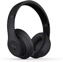 Studio3 Wireless Noise Cancelling Over-Ear Headphones - Apple W1 Headphone Chip, Class 1 Bluetooth, 22 Hours of Listening Time, Built-in Microphone - Matte Black