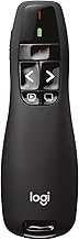 Wireless Presenter R400, PowerPoint Clicker with Laser Pointer, Wireless Presentation Clicker Remote