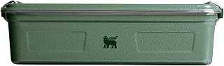 Classic Legendary Useful Box 3.8 qt | Metal Snack and Lunch Box | Durable Stainless Steel Travel Food Storage Container | Hiking, Camping, School, or Work | BPA-Free | Hammertone Green