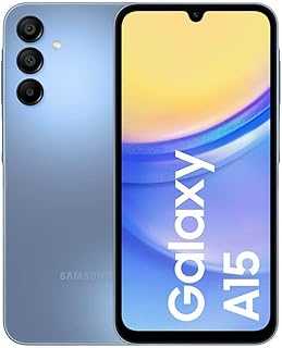 Galaxy A15 (SM-155M/DSN), 128GB 6GB RAM, Dual SIM, Factory Unlocked GSM, International Version (Wall Charger Bundle) (Light Blue)