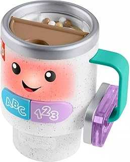 Baby & Toddler Toy Laugh & Learn Wake Up & Learn Coffee Mug with Lights Music & Learning for Infants Ages 6+ Months