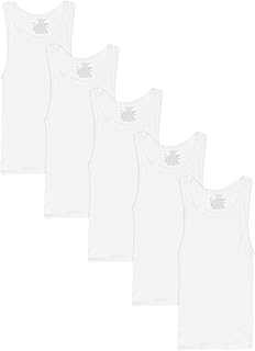 Boys' Ecosmart Cotton Tank Undershirt 5-Pack