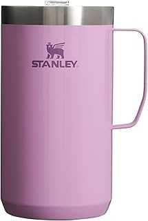 Stay-Hot Camp Mug 12 oz & 24 oz | Press Fit Drink Through Lid | Cup for Coffee, Tea and Drinks | Insulated Stainless Steel Coffee Mug | BPA-Free