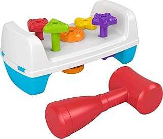 Toddler Toy Tap & Turn Bench Pretend Tools 2-Sided Construction Set for Ages 1+ Years