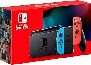 Switch with Neon Blue and Neon Red Joy‑Con