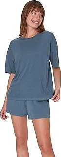 Women's Originals 2 Piece Lounge, Comfywear Supersoft Boxy T-Shirt & Sleep Shorts Loungewear Set