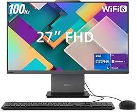 ThinkCentre Neo 50a All-in-One Business Desktop, 27” FHD 100Hz Display, Intel Core i7-13620H, 32GB DDR5 RAM, 1TB SSD, Webcam, HDMI, Type-C, Wi-Fi 6, Wired Keyboard & Mouse, Windows 11 Pro