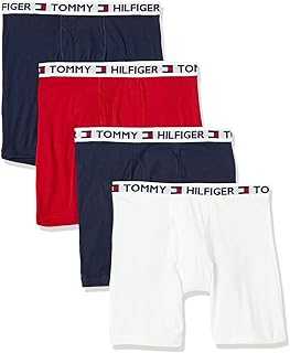 Men's Underwear Cotton Classics 4-Pack Boxer Brief-Amazon Exclusive