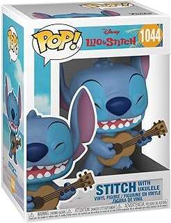 Pop Disney: Lilo & Stitch - Stitch with Ukelele - Collectable Vinyl Figure - Gift Idea - Official Merchandise - Toys for Kids & Adults - Cartoon/Animation Fans - Model Figure for Collectors