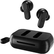 Dime 2 Wireless Earbuds, Bluetooth Headphones, Noise Isolating Fit, Up to 12 Hours Battery, Microphone for iPhone Android, Easy Carry with Integrated Lanyard - True Black