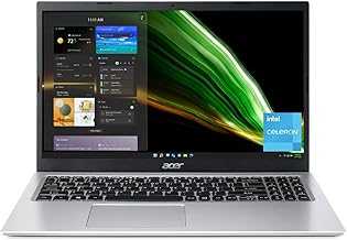 Aspire 1 A115-32-C96U Slim Laptop | 15.6" FHD Display | Intel Celeron N4500 Processor | 4GB DDR4 | 128GB eMMC | WiFi 5 | Microsoft 365 Personal 1-Year Subscription | Windows 11 in S Mode, Silver