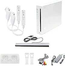 Nintendo Wii Console, White Premium Bundle (Renewed)