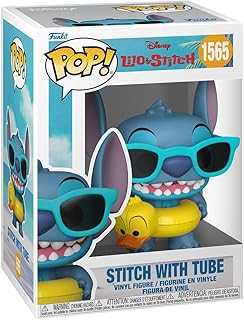 Pop Disney: Lilo and Stitch - Stitct with Tube - Collectable Vinyl Figure - Gift Idea - Official Merchandise - Toys for Kids & Adults - Cartoon/Animation Fans - Model Figure for Collectors