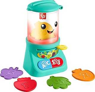 Laugh & Learn Baby & Toddler Toy Counting & Colors Smoothie Maker Pretend Blender with Music & Lights for Ages 9+ Months