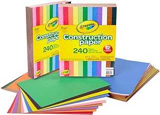 Construction Paper - 480ct (2pck), Bulk School Supplies For Kids, Teacher Classroom Must Have, Art Paper, Arts & Crafts