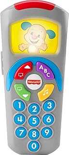 Baby Learning Toy Laugh & Learn Puppy’s Remote Pretend TV Control with Music & Lights for Infants Ages 6+ Months​