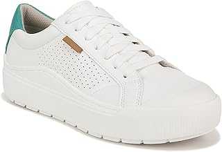 Womens Time Off Platform Slip On Fashion Sneaker White/Green Perf 9 M