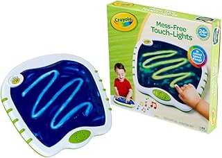 Toddler Touch Lights, Musical Sensory Toys for Toddlers, Light Up Drawing Pad, Mess Free Painting, Travel Activity, Gift for Toddlers, 2+