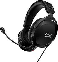 Cloud Stinger 2 – Gaming Headset, DTS Headphone:X Spatial Audio, Lightweight Over-Ear Headset with mic, Swivel-to-Mute Function, 50mm Drivers, PC Compatible, Black