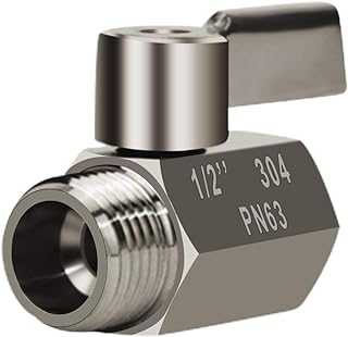 Showerhead Shut Off Valve with Stainless Handle, 304 Stainless Steel Mini Ball Valve(1/2" Female X Male) NPT Thread, Water Flow Control Valve Regulator Chrome, Shower Head Flow Control Valve