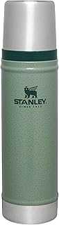 Classic Legendary Vacuum Bottle 20 oz | Wide Mouth with Leakproof Cup Lid | Keep Drinks Hot or Cold | Packable for Travel | Insulated Stainless Steel Thermos | BPA-Free | Hammertone Green