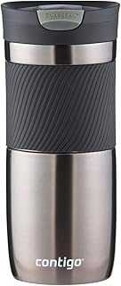 Snapseal Byron Vacuum-Insulated Stainless Steel Travel Mug, 16 Oz, Gunmetal