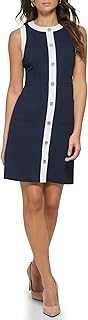 Women's Mini Houndstooth Knit Dress