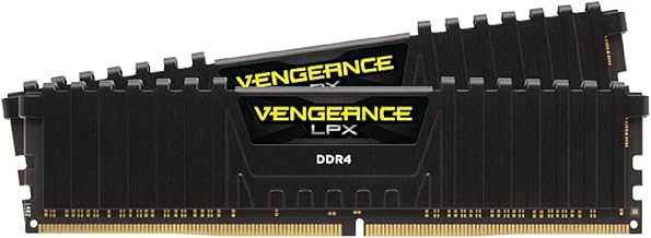 VENGEANCE LPX DDR4 RAM 32GB (2x16GB) 3200MHz CL16-20-20-38 1.35V Intel AMD Desktop Computer Memory - Black (CMK32GX4M2E3200C16)