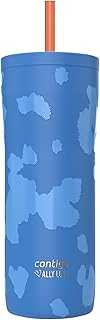 x Ally Love Steel Insulated Tumbler w/Straw, Autoclose Technology, Easy Clean Lid & Straw, Leak-proof Drinking, Keeps Drinks Cold for 20 hours, BPA Free, 24oz., Streeterville 2.0, Licorice