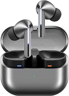 Galaxy Buds 3 Pro AI True Wireless Bluetooth Earbuds, Noise Cancelling, Sound Optimization, Redesigned Comfort Fit, Silver [US Version, Amazon Exclusive, 2Yr Warranty]