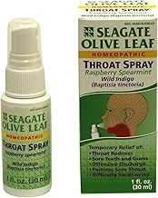 Products Homeopathic Olive Leaf Throat Spray (Pack of 1) 1 Ounce Raspberry-Spearmint