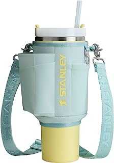 All Day Quencher Carry All for 40 oz Tumbler with Handle | Crossbody Bag with Phone Holder Pocket, Card Sleeve & Detachable Strap | Water Bottle Carrier Bag | BPA-Free |