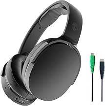 Hesh Evo Wireless Over-Ear Bluetooth Headphones with Charging Cable, Noise Isolating, Up to 36 Hours Battery, Foldable Lightweight Design, Microphone for iPhone Android - True Black
