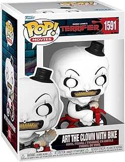 POP! Movies: Terrifier - Art The Clown with Bike - Collectable Vinyl Figure - Gift Idea - Official Merchandise - for Kids & Adults - Horror Fans - Model Figure for Collectors and Display