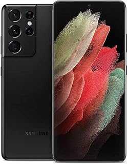 SAMSUNG Galaxy S21 Ultra 5G, US Version, 128GB, Phantom Black - Unlocked (Renewed)