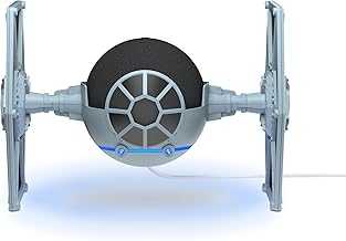 STAR WARS Echo Dot Bundle: Includes Echo Dot (5th Gen, 2022 release) | Charcoal and Limited Edition STAR WARS TIE Fighter Stand