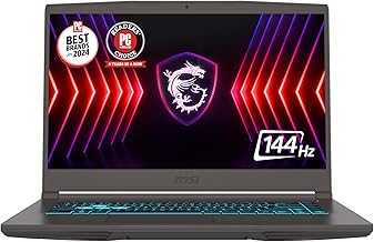 Thin A15 15.6” 144Hz FHD Gaming Laptop: Ryzen 5-7535HS, NVIDIA Geforce RTX 2050, 8GB DDR5, 512GB NVMe SSD, Cooler Boost 5, Win 11: Black B7UCX-218US