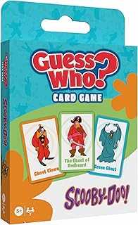 Guess WHO? Card Game: Scooby-Doo Villains Edition, Classic Deduction Game with a Mystery Twist, Ask Clever Questions to Unmask Iconic Villains, Fun for Kids & Families, Ages 5+, 2 Players