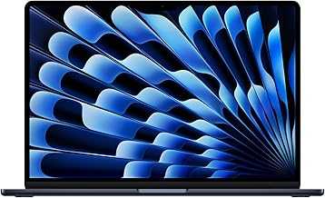 2025 MacBook Air 15-inch Laptop with M4 chip: Built for Apple Intelligence, 15.3-inch Liquid Retina Display, 16GB Unified Memory, 256GB SSD Storage, 12MP Center Stage Camera, Touch ID; Midnight