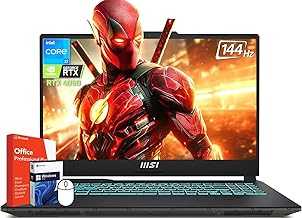 Cyborg 15 Gaming Laptop, Microsoft Office Lifetime License, 13th Gen Intel i7-13620H, NVIDIA GeForce RTX 4050, 32 GB DDR5 RAM, 1 TB SSD, Backlit, 15.6" IPS FHD 144Hz Display, Windows 11 Pro