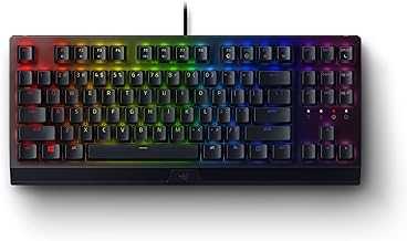 BlackWidow V3 TKL Mechanical Gaming Keyboard: Yellow Mechanical Switches Linear & Silent - Chroma RGB - Compact Form Factor - Programmable Macros Snap Tap