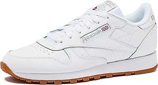 Women's Classic Leather Sneakers Black Or White Tennis Shoes Size 5 to 11