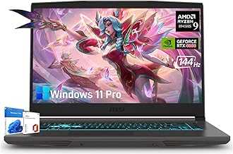 Thin-15 Light Gaming Laptop - 15.6"(1920 x 1080) IPS 144 Hz Display, AMD Ryzen 9 8945HS, NVIDIA RTX 4060, Windows 11 Pro, Office Pro Lifetime License, 32GB DDR5 | 1TB SSD