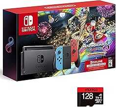Nintendo Switch Mario Kart 8 Deluxe Bundle 3 Month Nintendo + 128GB MicroSD Card