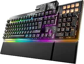 Dark Mount Mechanical Keyboard | Linear | Hot-Swappable Lubricated Silent Switches | Detachable Numpad and Media Dock | Programmable ARGB Keys | Quality PBT Double Shot Keycaps | BT001US