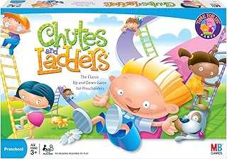 Chutes and Ladders Board Game | 2 to 4 Players | Back to School Gifts for Kids | Preschool Classroom Games | Ages 3+ (Amazon Exclusive)