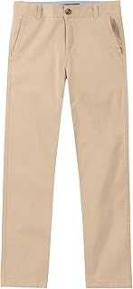 Boys Academy 4-Pocket Chino Pant, Zipper Fly & Button Closure